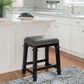 Linon Home Decor Kennedy Counter Stool in Black, , large