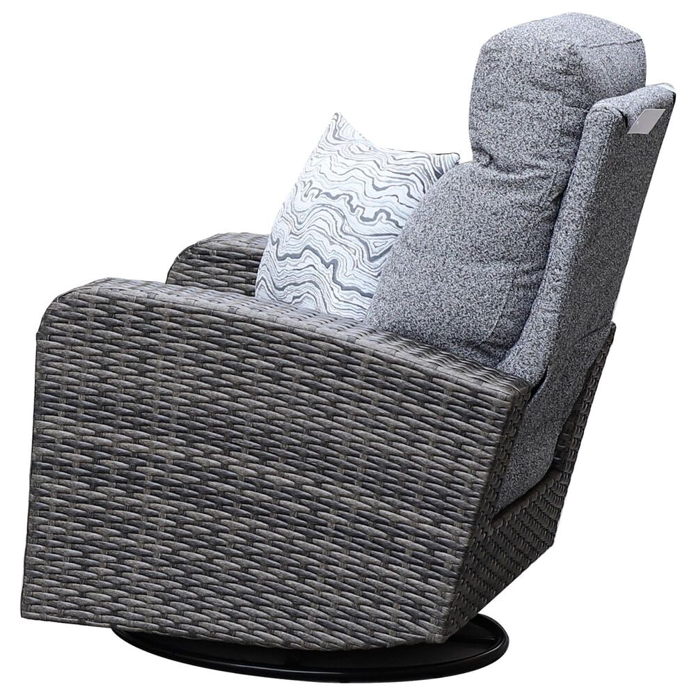 Summit Home Hampton Cove Swivel Glider Recliner in Tobias Color Shadow, , large