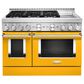 KitchenAid 6.3 Cu. Ft. Freestanding Gas Range with Griddle in Yellow Pepper, , large