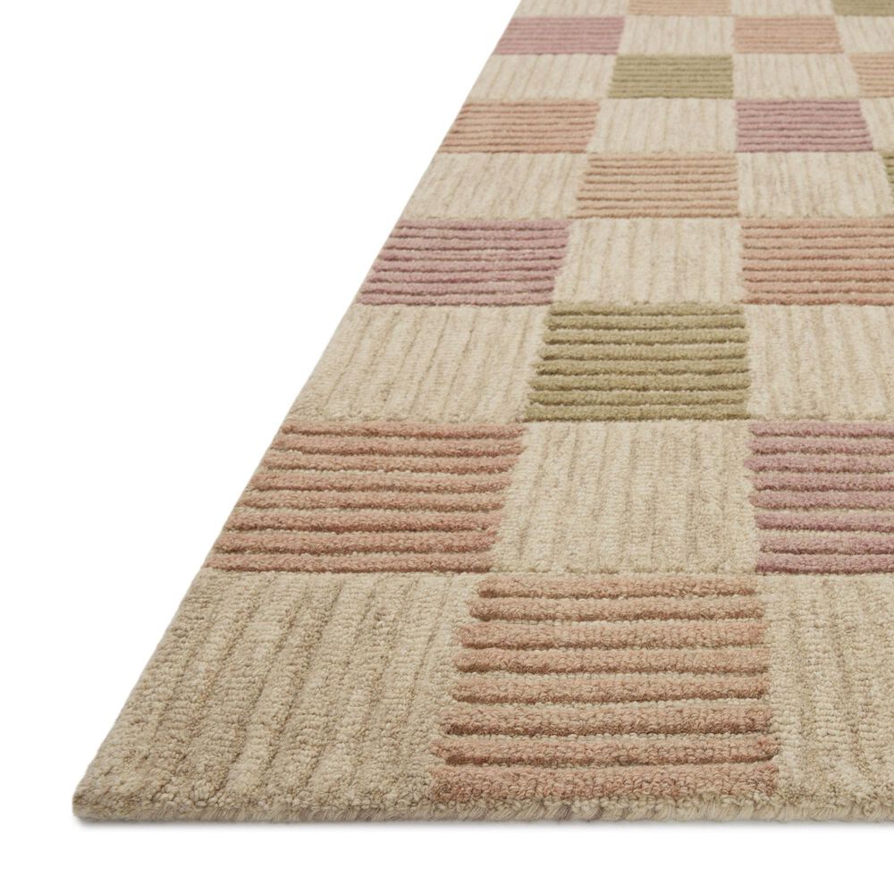 Loloi Madi Natural and Multicolor 7'9" x 9'9" Area Rug, , large