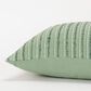 Rizzy Home 14" x 26" Polyester Filled Striped Lumbar Pillow in Green, , large