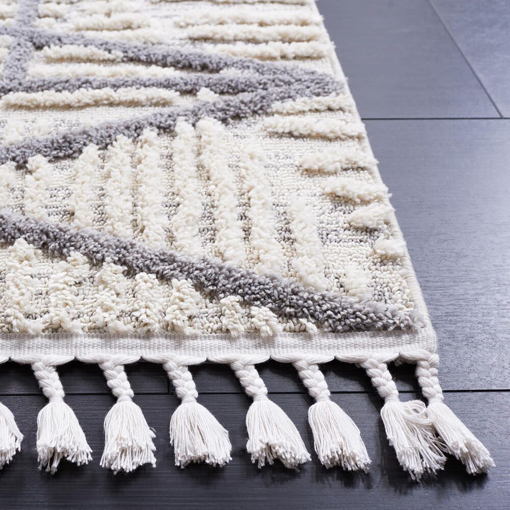 Safavieh Marrakesh MRK540 2&#39;2&quot; x 6&#39; Beige and Grey Runner, , large