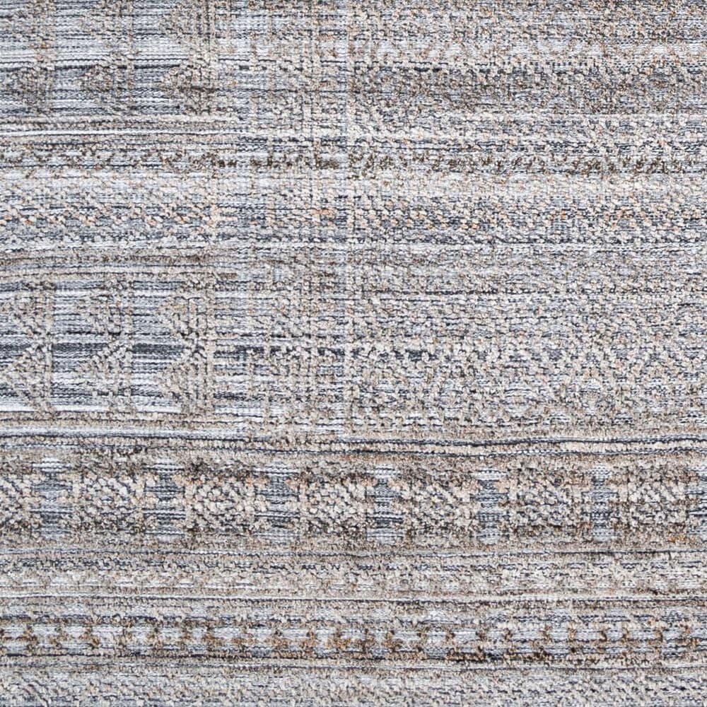 Surya Pompei Dark Brown, Black, Brown, Slate, Off-White and Rust 10&#39; x 14&#39; Area Rug, , large
