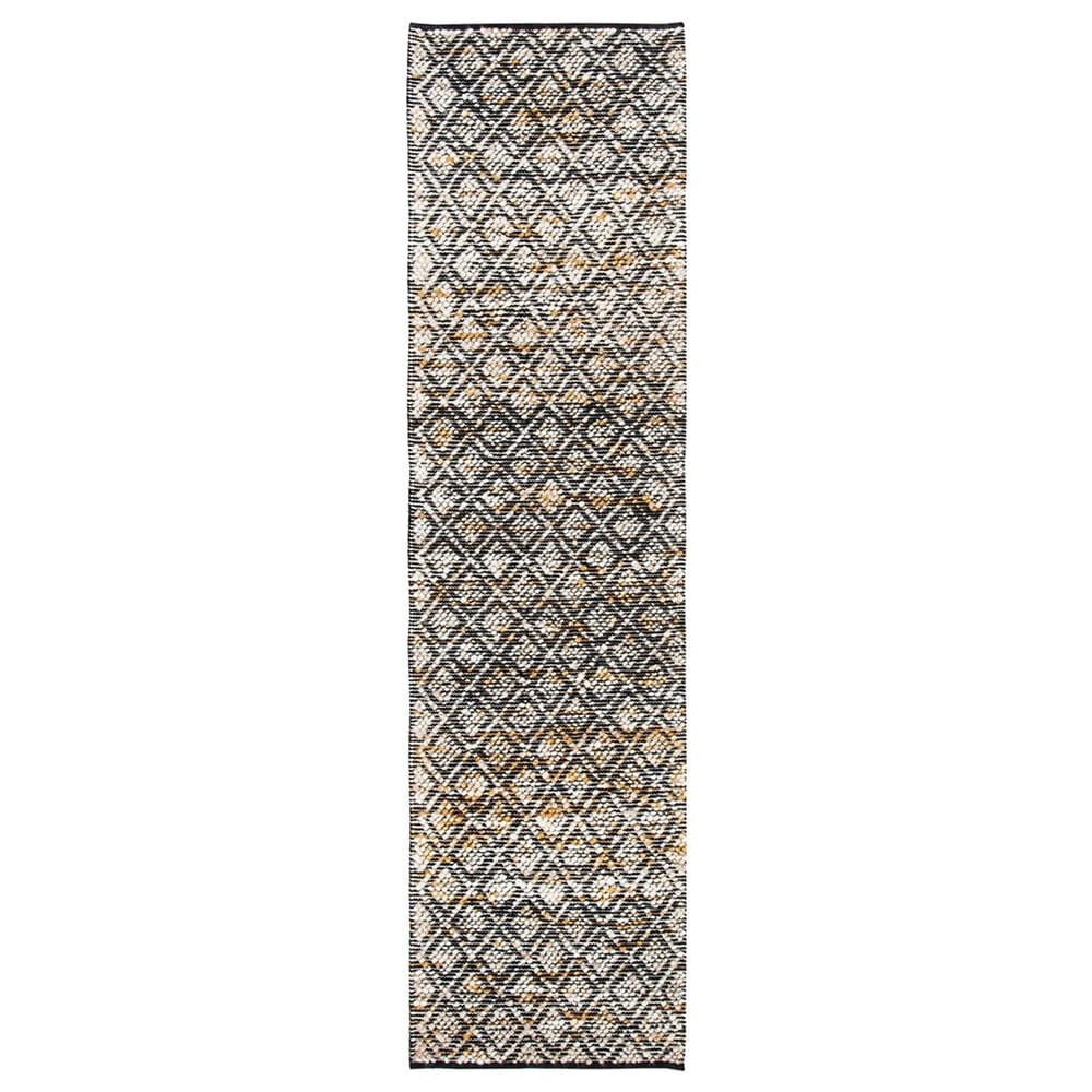 Safavieh Natura NAT615C 2"3" x 9" Ivory and Yellow Runner, , large