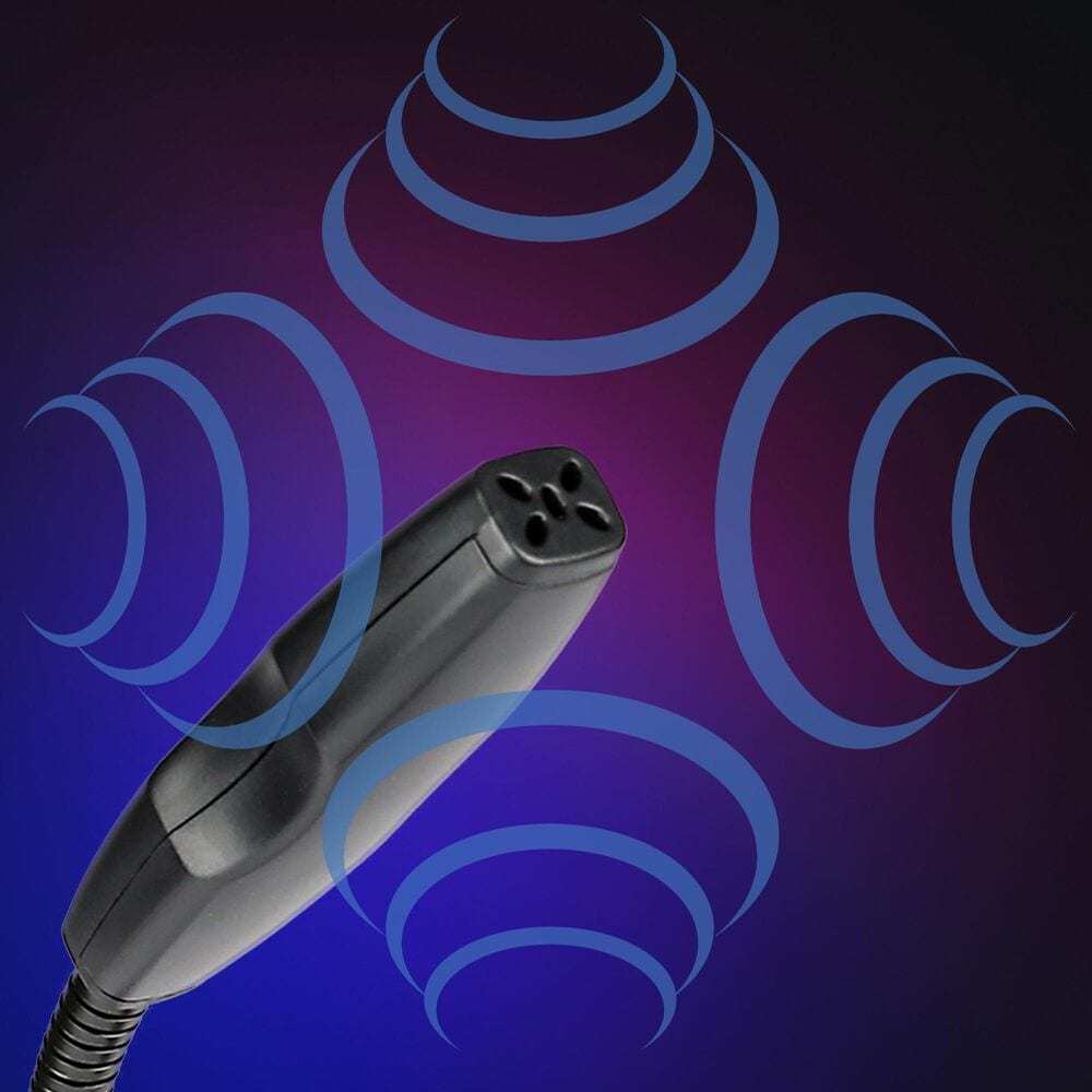 Enhance Microphone for PC with USB Plug and Mute Button in Black, , large