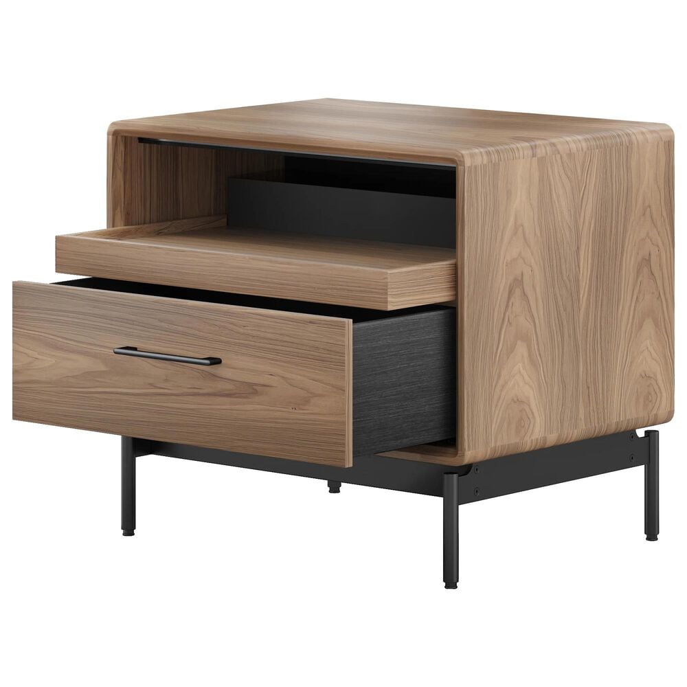 BDI LINQ 3-Piece Queen Bedroom Set in Natural Walnut, , large