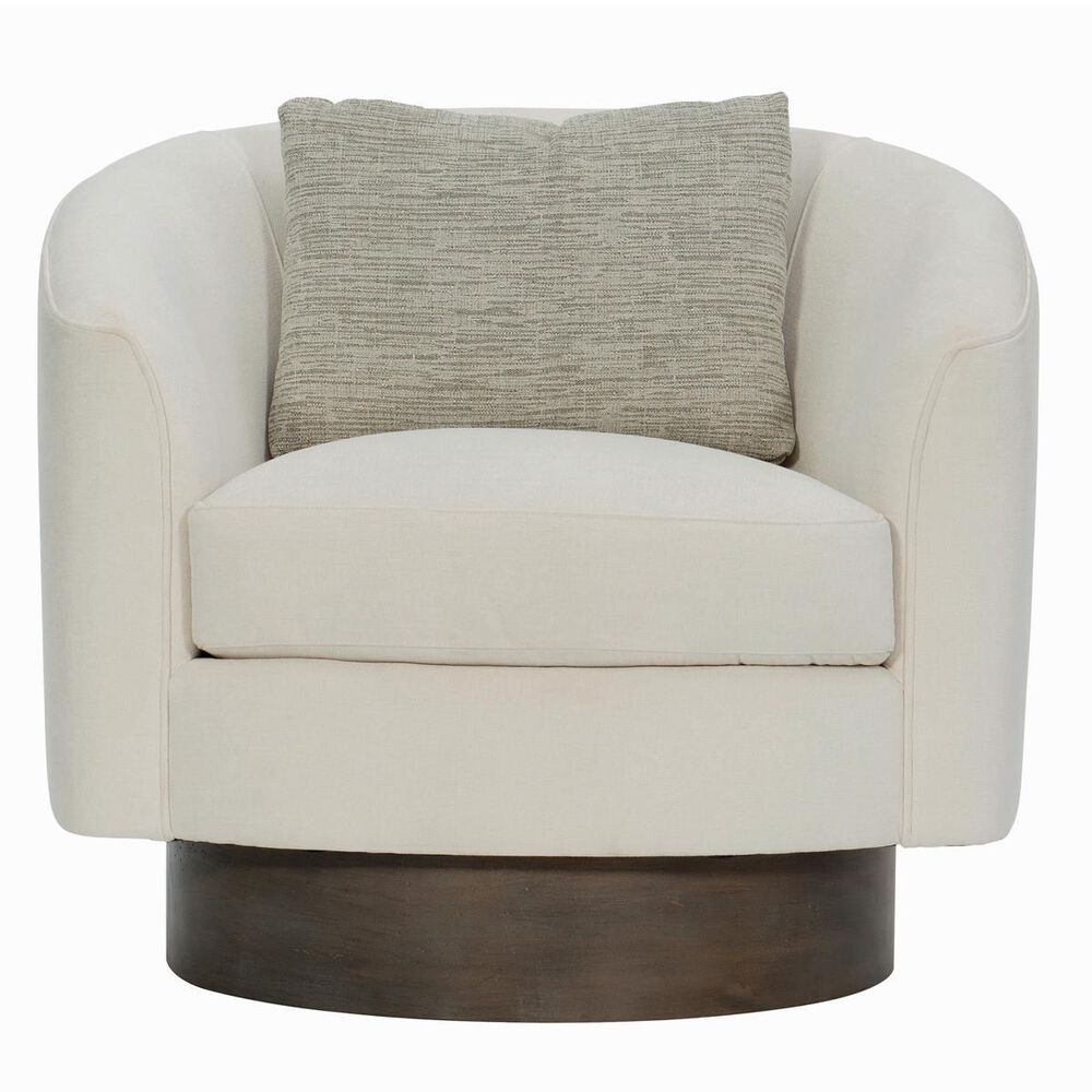 Bernhardt Mila Camino Swivel Chair in Aged Gray, , large