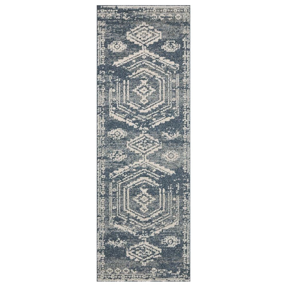 Magnolia Home Gigi Denim and Ivory 2"7" x 10" Runner, , large