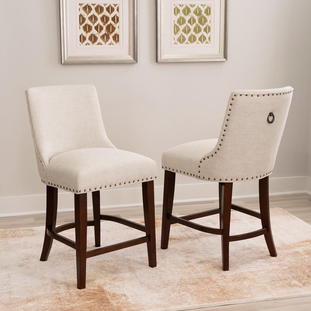 Linon Home Decor Adler Counter Stool in Espresso, , large