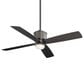 Minka-Aire Strata 52" Indoor/Outdoor Ceiling Fan with LED Light in Smoked Iron, , large