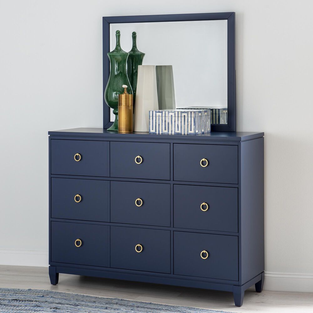 Legacy Classic Summerland Dresser Mirror in Inkwell Blue, , large