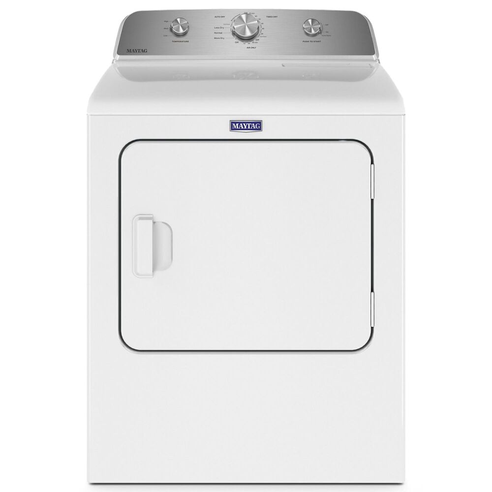 Maytag 4.3 Cu. Ft. Top Load Impeller Washer and 7.0 Cu. Ft. Electric Wrinkle Prevent Dryer Laundry Pair in White, , large