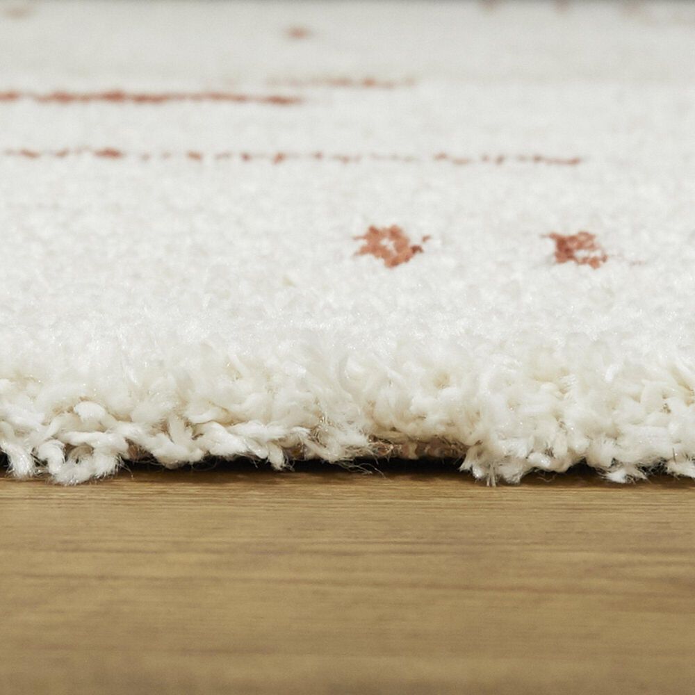 Balta Rugs Rupa 3090650 2&#39;2&quot; x 7&#39; White and Rust Runner, , large