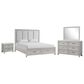 New Heritage Design Fiona 4-Piece Queen Bedroom Set in Mist Gray, , large