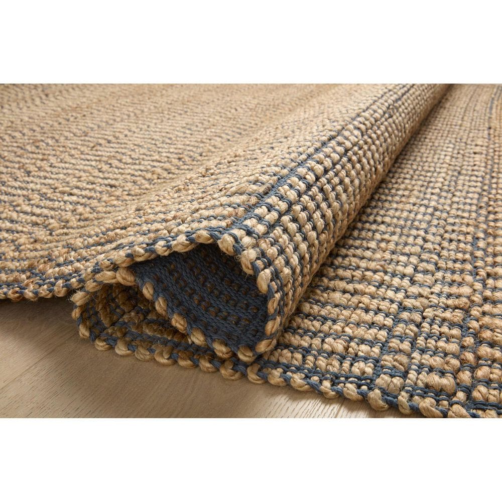 Angela Rose Colton 2&#39; x 3&#39; Natural and Navy Area Rug, , large