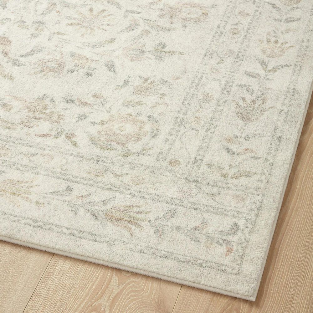 Rifle Paper Co Crafted by Cloth and Company Courtyard 2&#39; x 5&#39; Lily Yellow and Multicolor Runner, , large