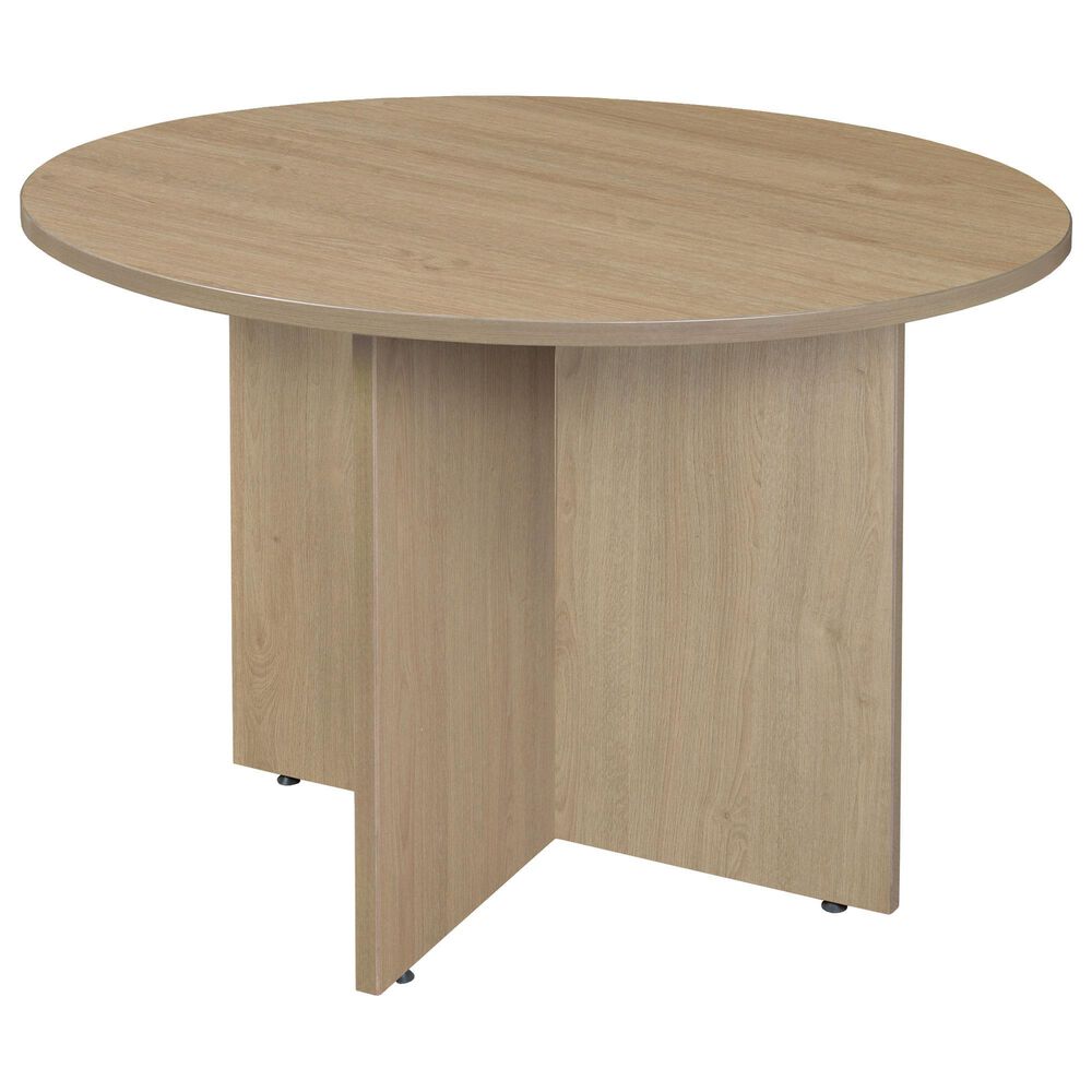 Regency Global Sourcing Legacy 3.5" Round Conference Table in Noble Oak, , large