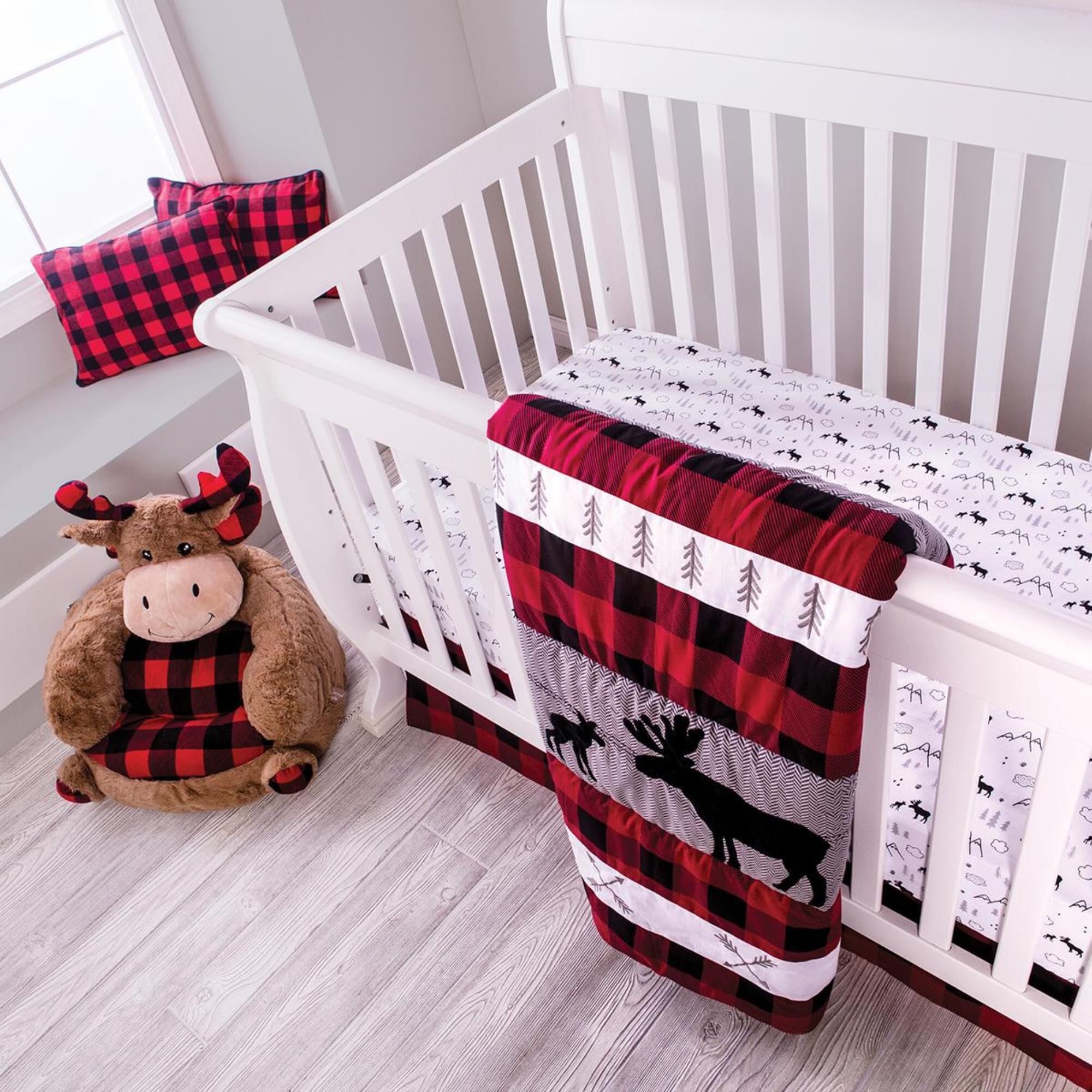 moose nursery bedding
