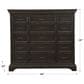 Nicolette Home Caldwell Oversized 64inch x 69inch Master Chest in Caldwell Dark Brown with Black, , large