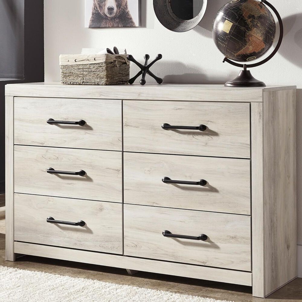 Ashley Cambeck 6 Drawer Dresser in Whitewash, , large