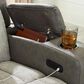 Ashley WhipLash Power Recliner with Adjustable Headrest in Sisal, , large