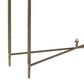 Ashley Cloverty Sofa Table in Aged Gold and Clear, , large