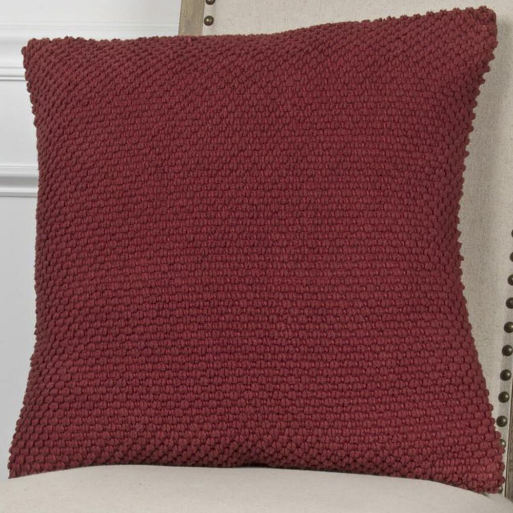 Rizzy Home 20" x 20" Pillow Cover in Red, , large
