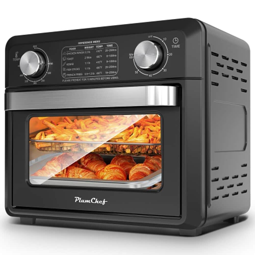 HOMLUX 12.5 Qt 7-In-1 Convection Toaster Oven in Black, , large