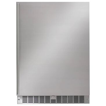 Silhouette 5.5 Cu. Ft. Built-In Compact Refrigerator in Stainless Steel and Black, , large