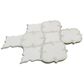 Soho Studio MJ Rabat White Thassos and Pearl Line 12"" x 14" Marble Mosaic Sheet, , large