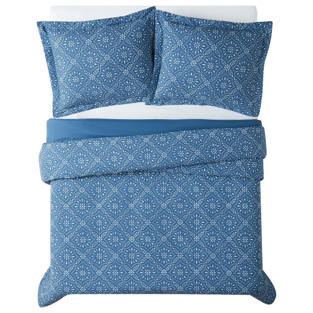 Pem America Katrine 3-Piece King Comforter Set in Blue, , large