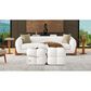 Jennifer Taylor Home Pixel Pouf Ottoman in Almond White, , large