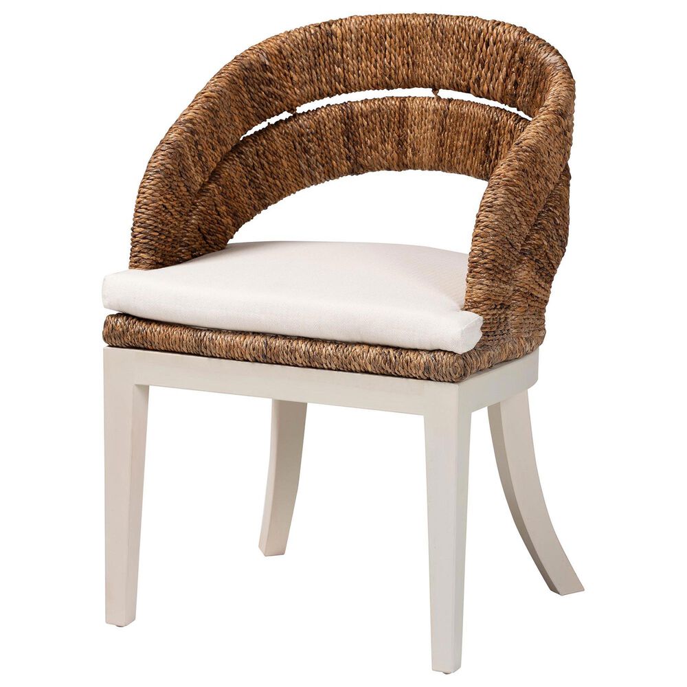 Baxton Studio Ubud Arm Chair in Natural, , large