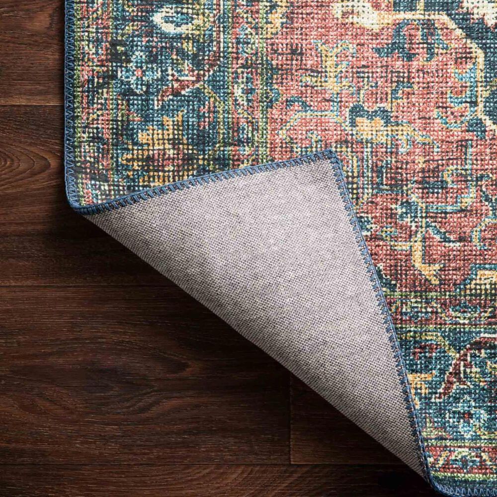 Loloi II Skye SKY-08 5&#39; x 7&#39;6&quot; Denim and Brick Area Rug, , large