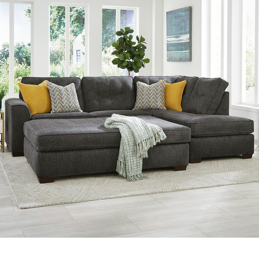 Southaven 2-Piece Stationary Right Facing Sectional with Chaise in Jonah Iron, , large