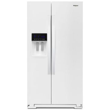 Whirlpool 21 Cu. Ft. 36" Wide Counter Depth Side-by-Side Refrigerator in White, , large