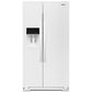 Whirlpool 21 Cu. Ft. 36" Wide Counter Depth Side-by-Side Refrigerator in White, , large