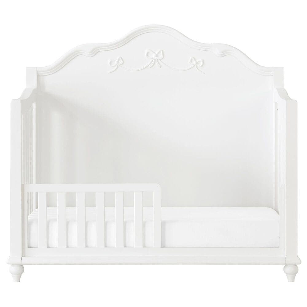 Mayberry Hill Alana Crib with Guardrails in White, , large