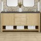James Martin Vanities Marigot Single 72" Double Vanity in Sun-washed Oak with 3 cm Charcoal Soapstone Quartz Top, , large