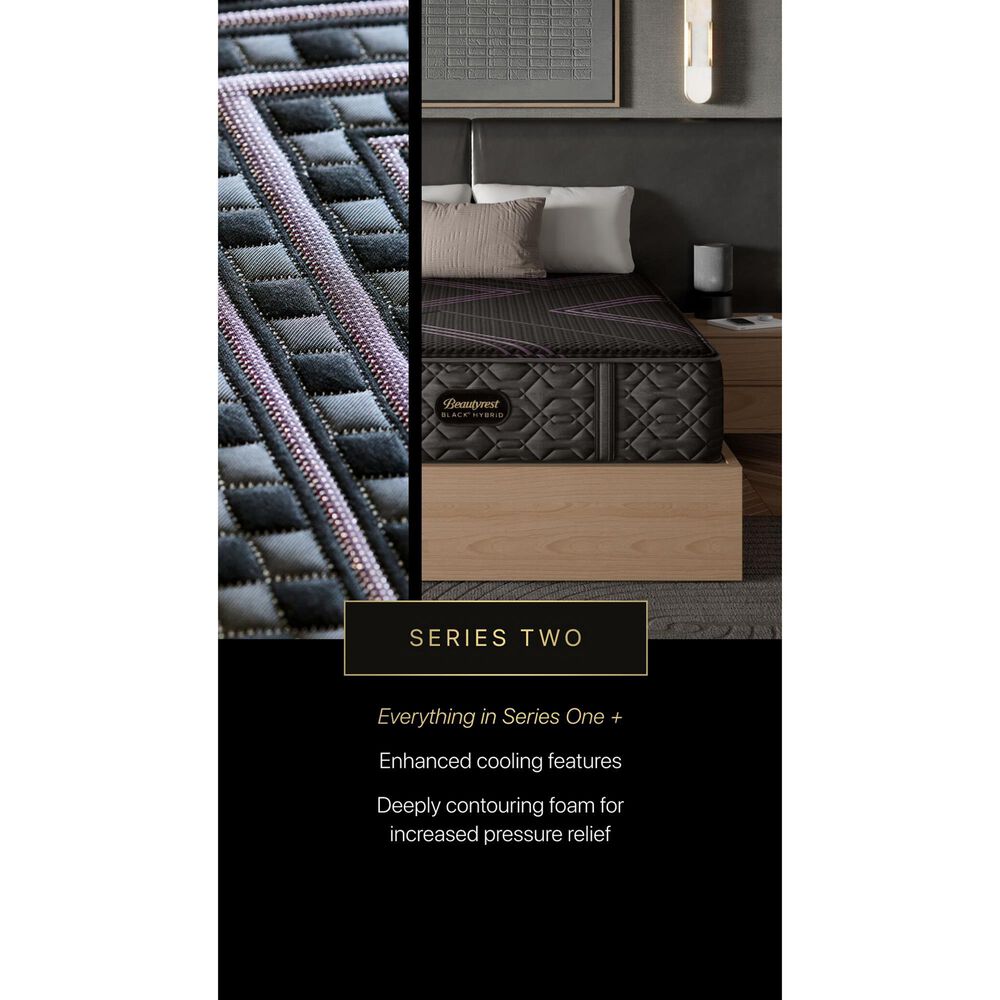Beautyrest Black Hybrid Series 2 Medium Apex Top Split California King Mattress, , large