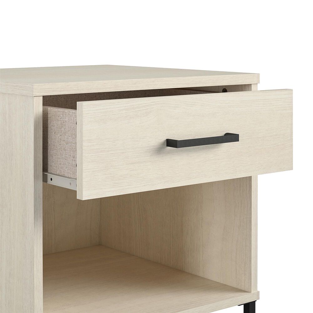 DHP Kelly 1 Drawer Nightstand in Bay Oak, , large