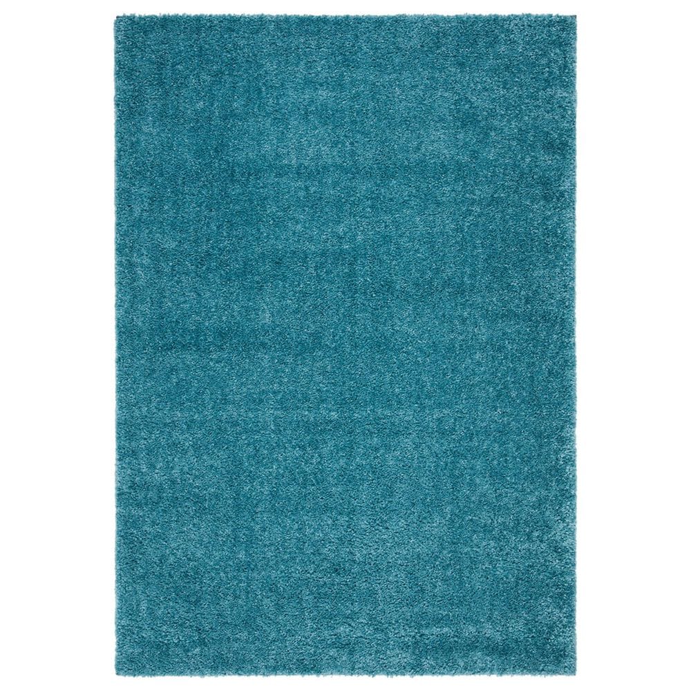 Safavieh August Shag 8" x 10" Turquoise Area Rug, , large