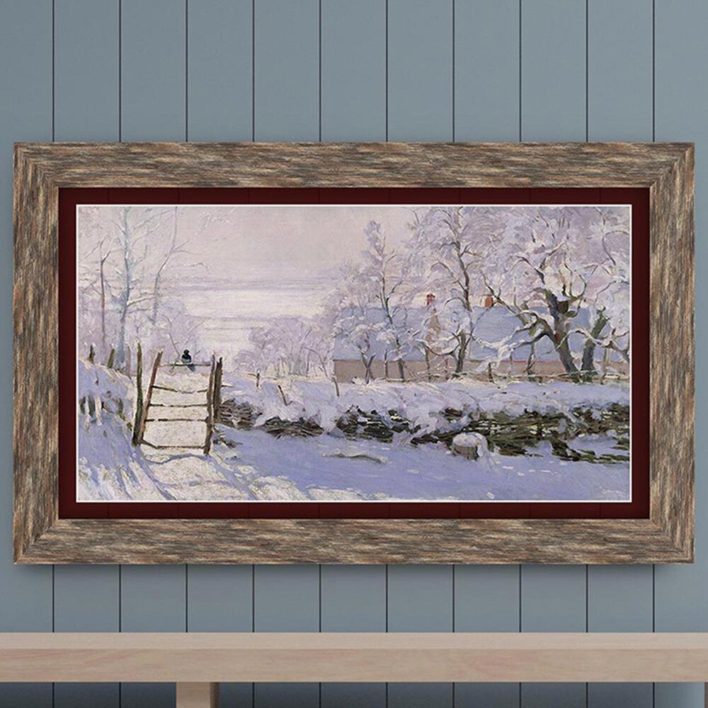 Deco TV Frames Premiere 75" Frame Bezel for Samsung the Frame TV in Distressed Barnwood, , large