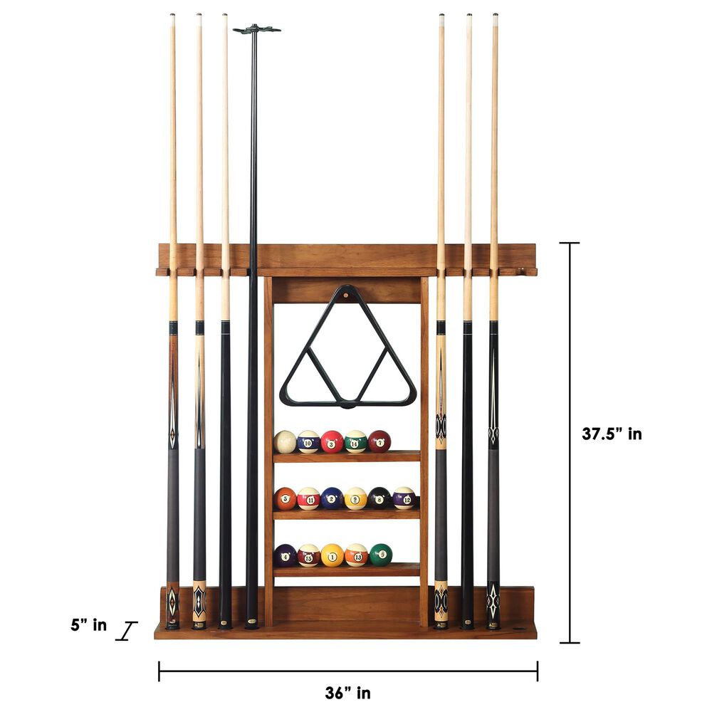 Imperial International Pool Wall Rack in Golden Brown Shop NFM
