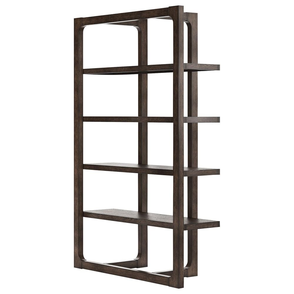 Ashley Breckington 2-Piece Desk and Bookcase Set in Dark Brown, , large