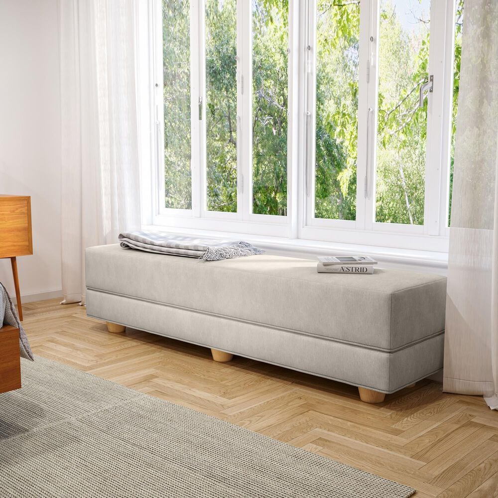 Jaxx Camden Twin Fold-Out Bench in Grey, , large