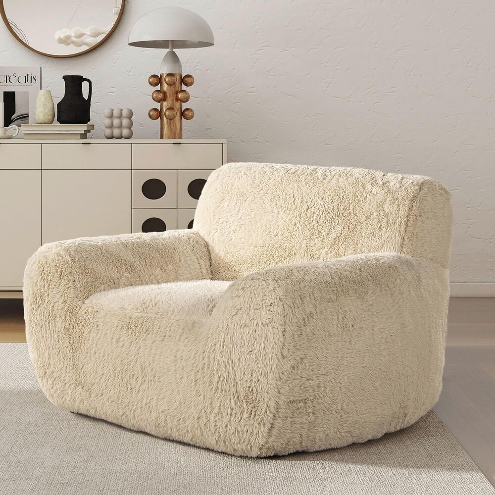 Jennifer Taylor Home Summit Accent Arm Chair in Cream Beige, , large