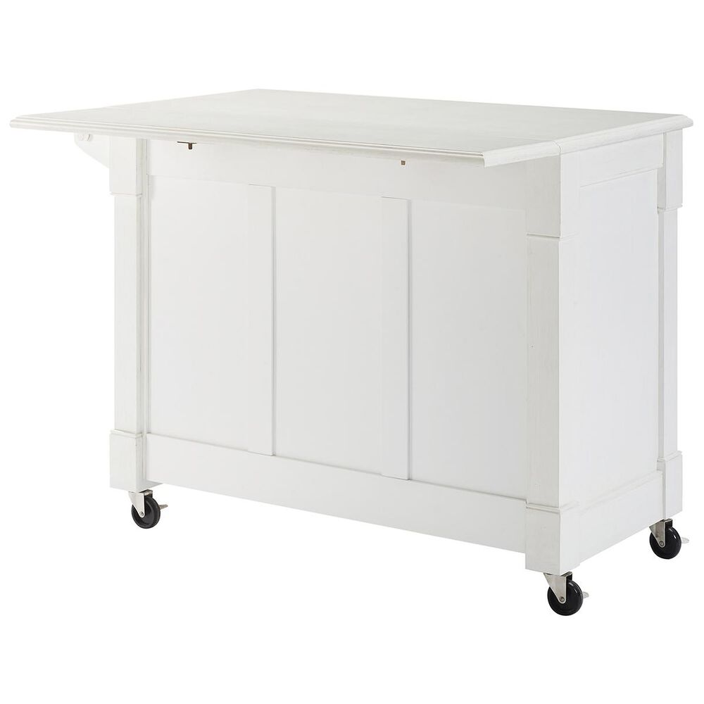 Crosley Furniture Lacey Kitchen Island in White, , large