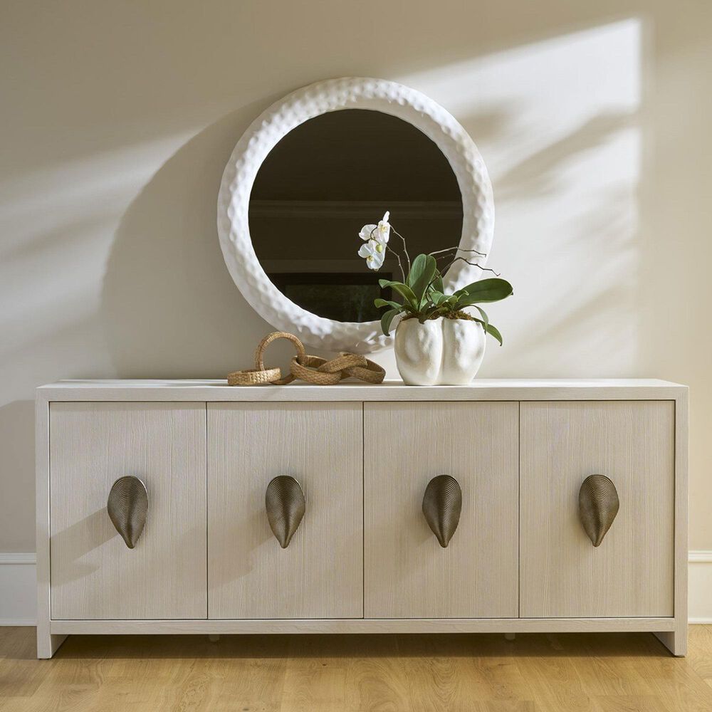 Furniture Worldwide Oasis Wall Mirror in White, , large