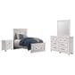 Ashley Makidern 4 Piece Twin Storage Bedroom Set with Drawer in Whitewash, , large
